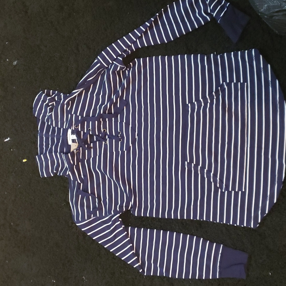 Maurices Blue and White Longsleeve S